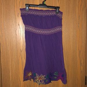 Rue21 Large Purple Strapless Sundress